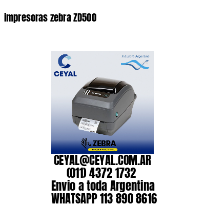 impresoras zebra ZD500