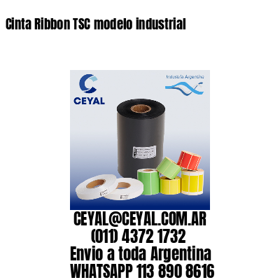 Cinta Ribbon TSC modelo industrial