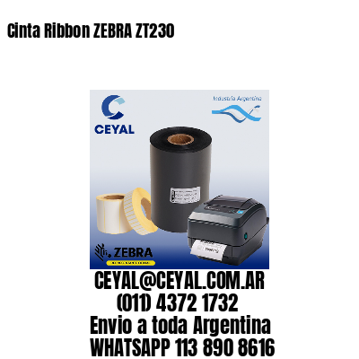 Cinta Ribbon ZEBRA ZT230
