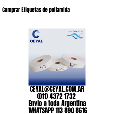Comprar Etiquetas de poliamida