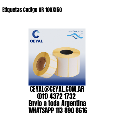 Etiquetas Codigo QR 100X150