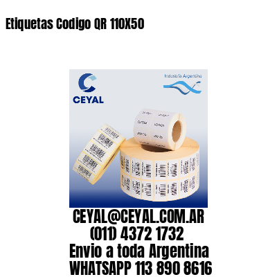 Etiquetas Codigo QR 110X50