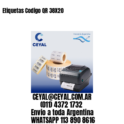 Etiquetas Codigo QR 38X20