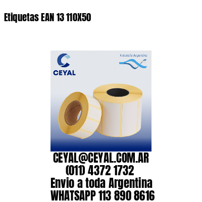 Etiquetas EAN 13 110X50