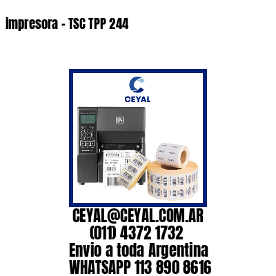 impresora – TSC TPP 244