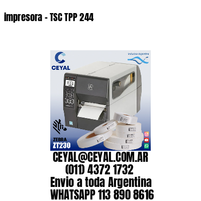 impresora – TSC TPP 244