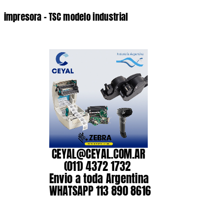 impresora – TSC modelo industrial
