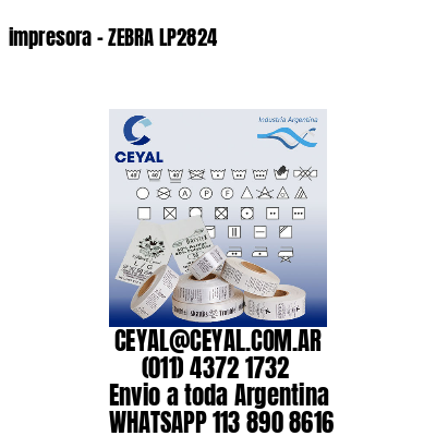 impresora – ZEBRA LP2824