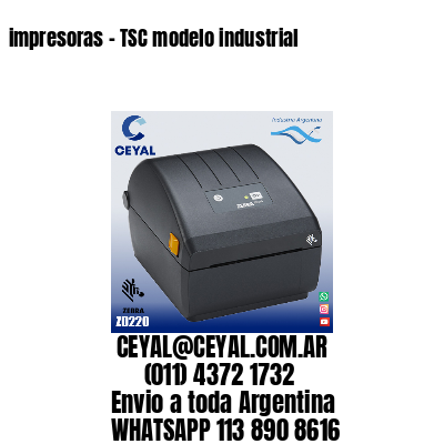 impresoras – TSC modelo industrial