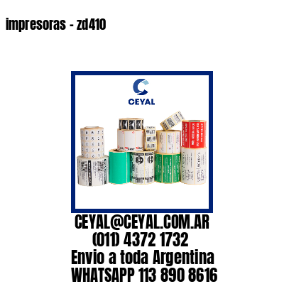 impresoras – zd410