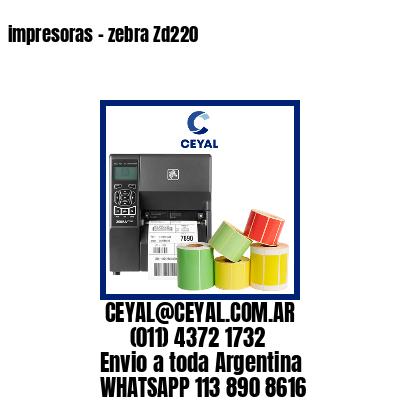 impresoras – zebra Zd220