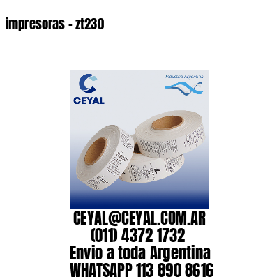 impresoras – zt230