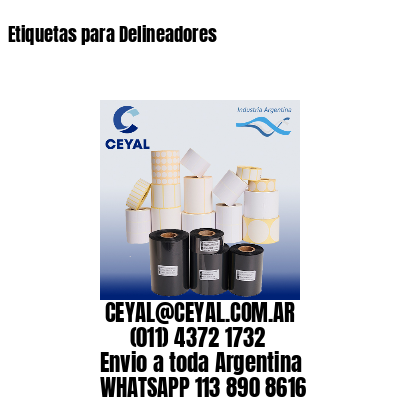 Etiquetas para Delineadores