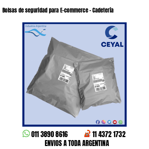 Bolsas de seguridad para E-commerce – Cadetería