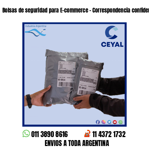 Bolsas de seguridad para E-commerce – Correspondencia confidencial