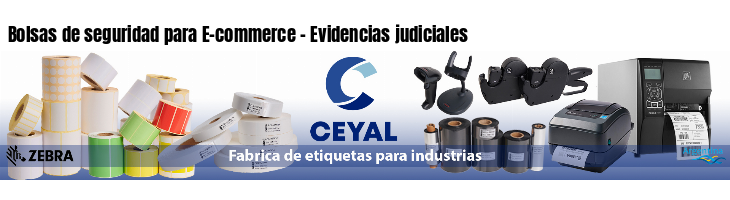 Bolsas de seguridad para E-commerce - Evidencias judiciales