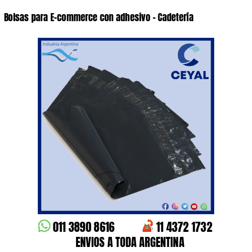 Bolsas para E-commerce con adhesivo – Cadetería