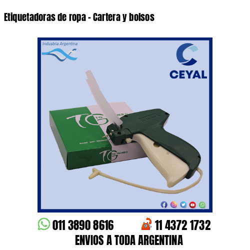 Etiquetadoras de ropa – Cartera y bolsos