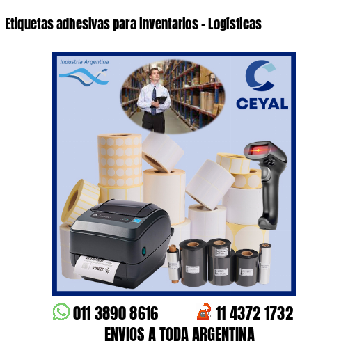 Etiquetas adhesivas para inventarios – Logísticas