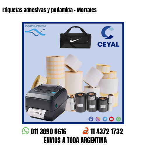 Etiquetas adhesivas y poliamida – Morrales