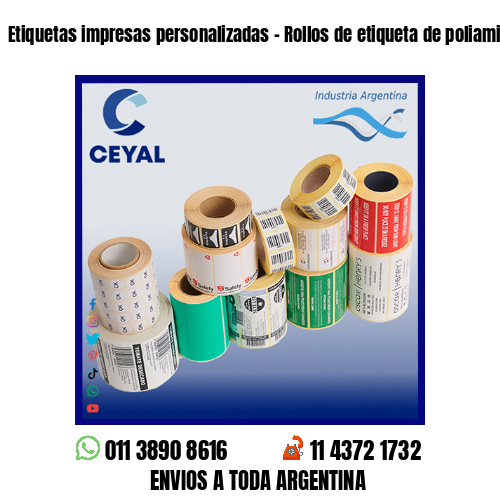 Etiquetas impresas personalizadas – Rollos de etiqueta de poliamida
