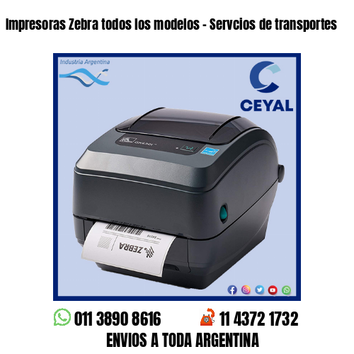 Impresoras Zebra todos los modelos – Servcios de transportes
