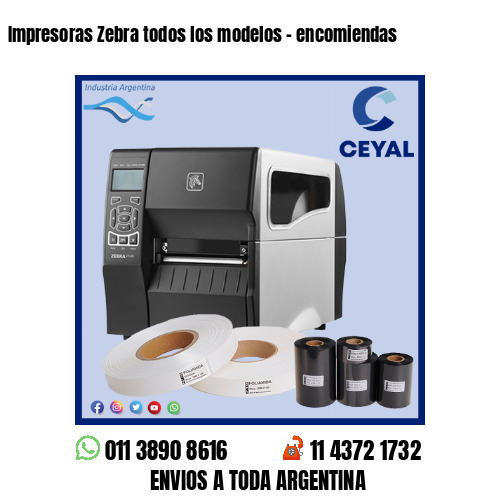 Impresoras Zebra todos los modelos – encomiendas