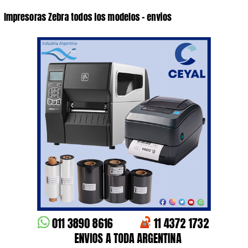 Impresoras Zebra todos los modelos – envios