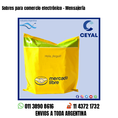 Sobres para comercio electrónico – Mensajería