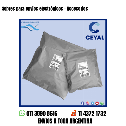 Sobres para envíos electrónicos – Accesorios