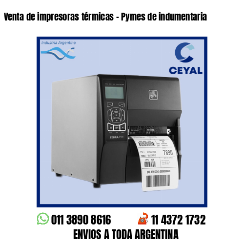 Venta de impresoras térmicas – Pymes de indumentaria