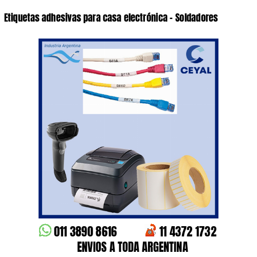 Etiquetas adhesivas para casa electrónica – Soldadores