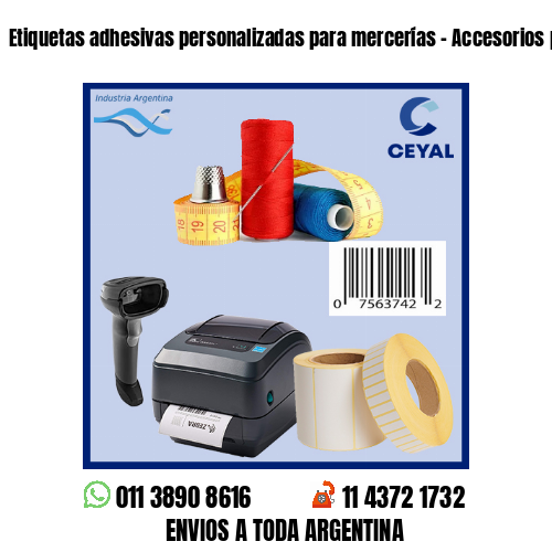 Etiquetas adhesivas personalizadas para mercerías – Accesorios para bijouterie