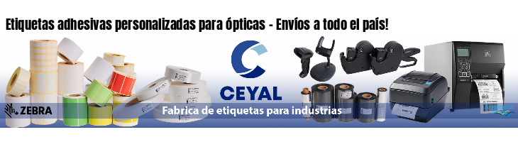 Etiquetas adhesivas personalizadas para ópticas - Envíos a todo el país!