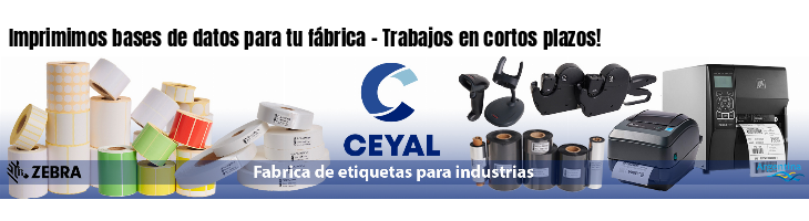 Imprimimos bases de datos para tu fábrica - Trabajos en cortos plazos!