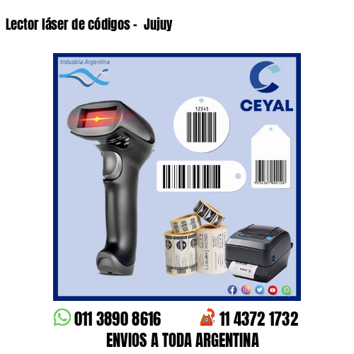 Lector láser de códigos –  Jujuy