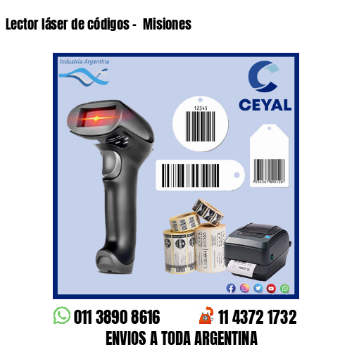 Lector láser de códigos –  Misiones