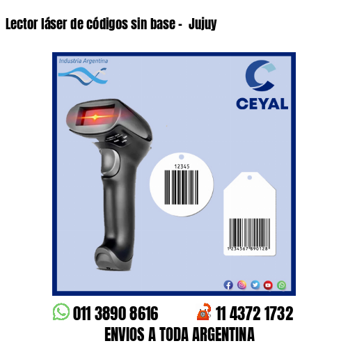 Lector láser de códigos sin base –  Jujuy