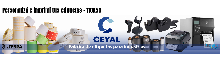 Personalizá e imprimí tus etiquetas - 110X50