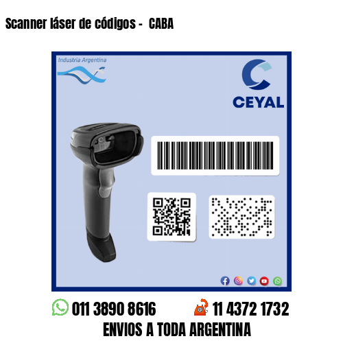 Scanner láser de códigos –  CABA