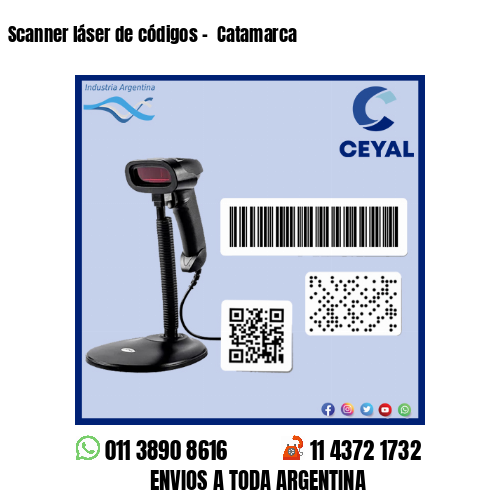 Scanner láser de códigos –  Catamarca