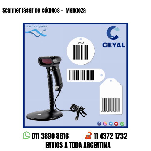 Scanner láser de códigos –  Mendoza