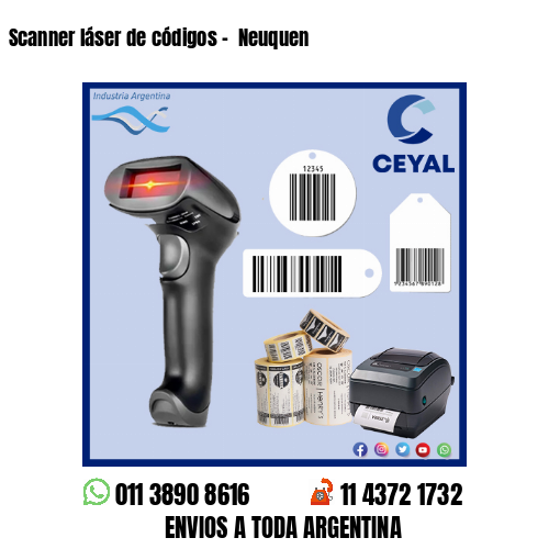 Scanner láser de códigos –  Neuquen