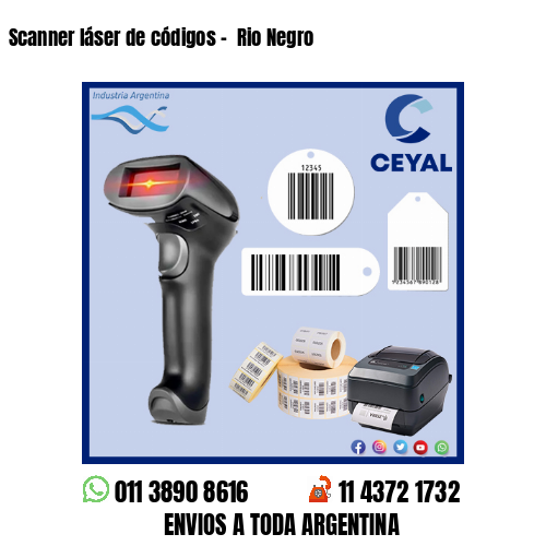 Scanner láser de códigos –  Rio Negro