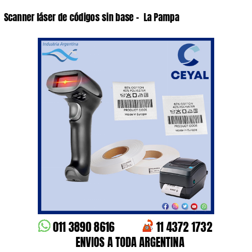 Scanner láser de códigos sin base –  La Pampa