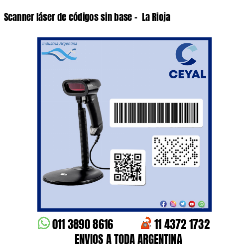 Scanner láser de códigos sin base –  La Rioja