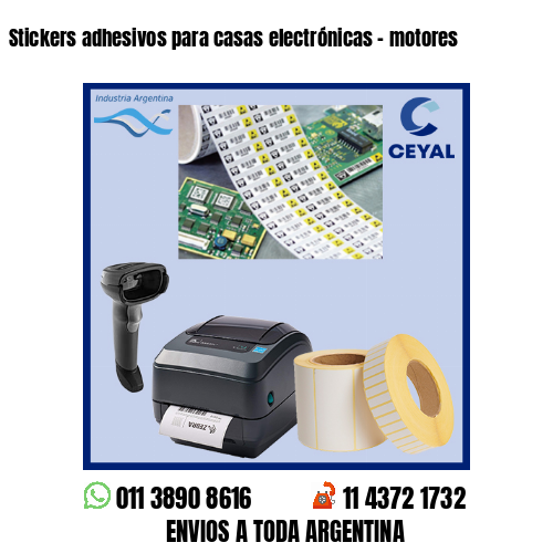 Stickers adhesivos para casas electrónicas – motores