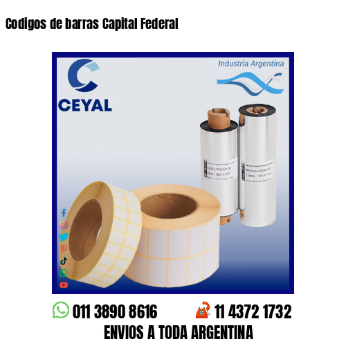 Codigos de barras Capital Federal
