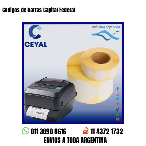 Codigos de barras Capital Federal