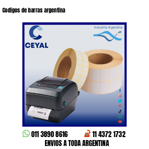 Codigos de barras argentina